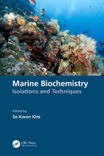 Marine Biochemistry Isolations And Techniques Sekwon Kim