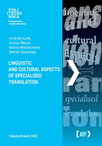 Linguistic And Cultural Aspects Of Specialised Translation Linguistic And Cultural Aspects Of Specialised Translation Andrzej Yda