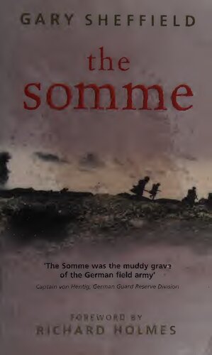 Somme A New History Cassell Military Paperbacks 1st Edition Gary D Sheffield
