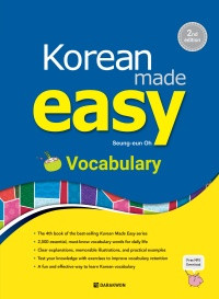 Korean Made Easy Vocabulary 2nd Edition English Ver 2nd Edition Seungeun Oh