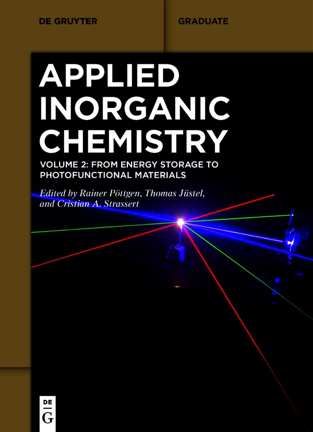 From Energy Storage To Photofunctional Materials Rainer Pttgen