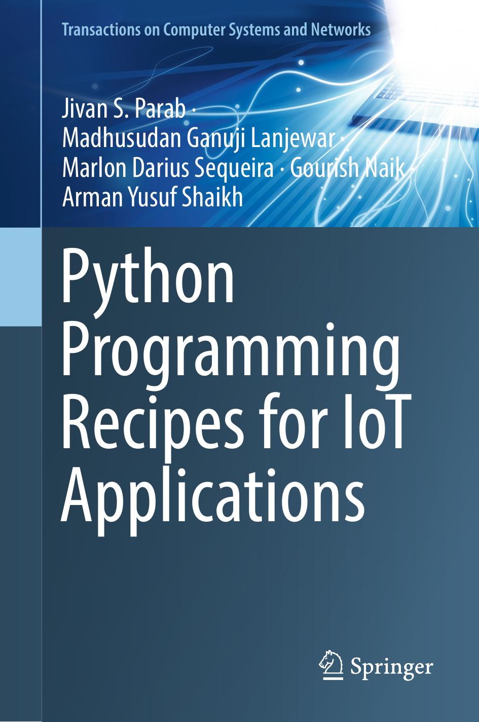 Python Programming Recipes For Iot Applications Jivan S Parab