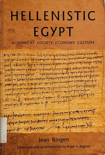Hellenistic Egypt Jean Bingen