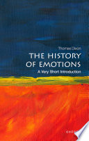 The History Of Emotions A Very Short Introduction Thomas Dixon