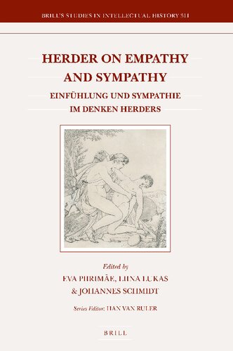 Herder On Empathy And Sympathy Einfhlung Und Sympathie Im Denken Herders Eva Piirime