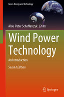 Wind Power Technology An Introduction Alois Peter Schaffarczyk