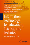 Information Technology For Education Science And Technics Proceedings Of Itest 2022 Emil Faure