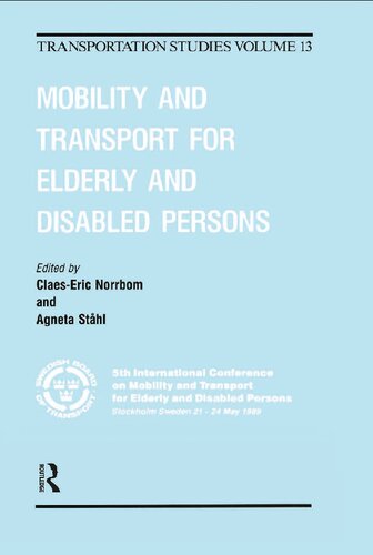 Mobility And Transport For Elderly And Disabled Persons Claeseric Norrbom