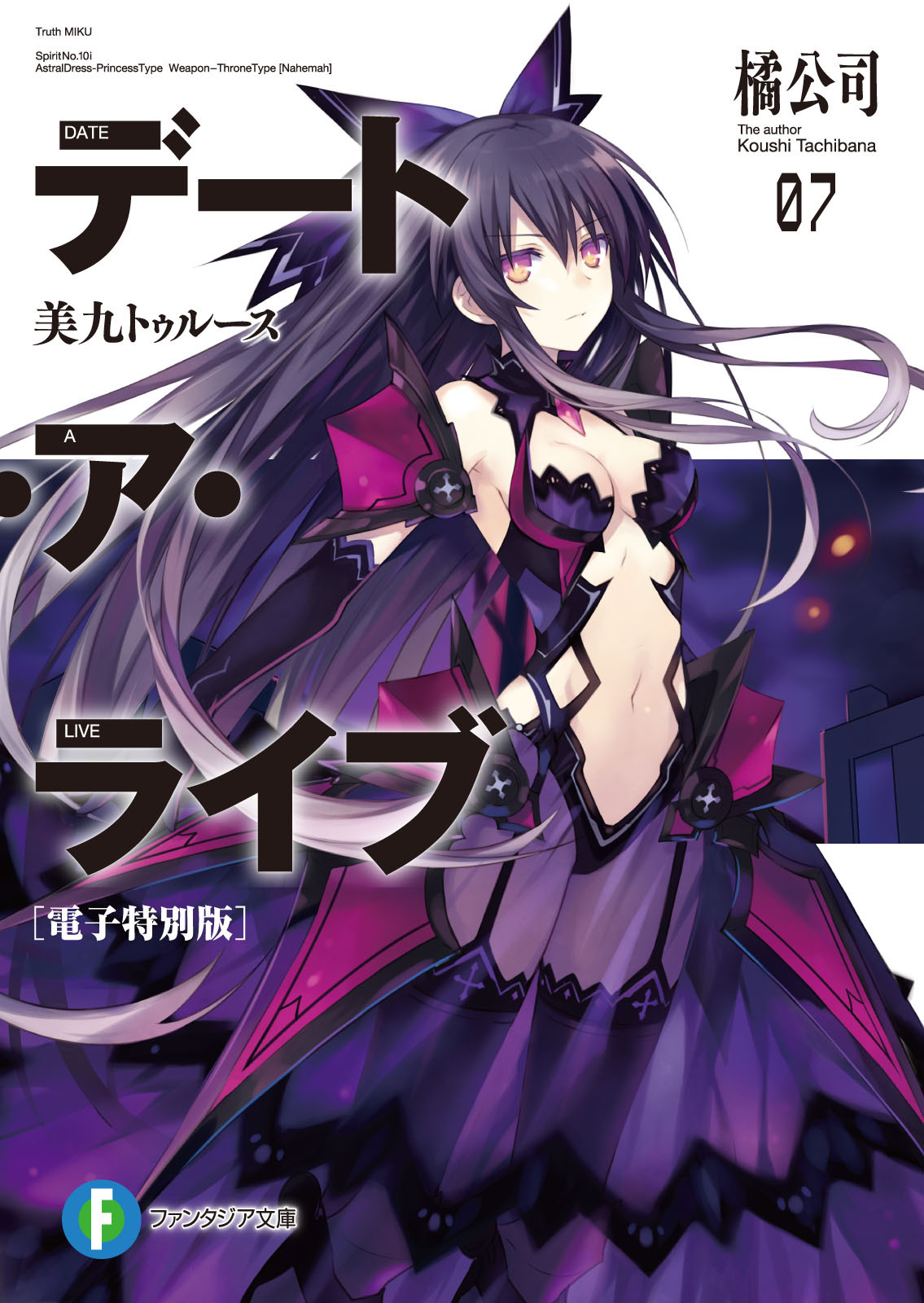 Date A Live Vol 07 Miku Truth Tachibana Koushi