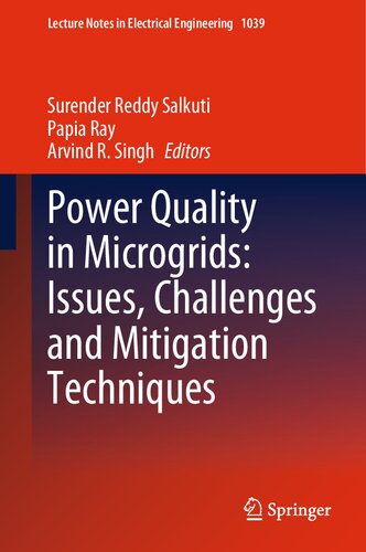 Power Quality In Microgrids Issues Challenges And Mitigation Techniques Surender Reddy Salkuti