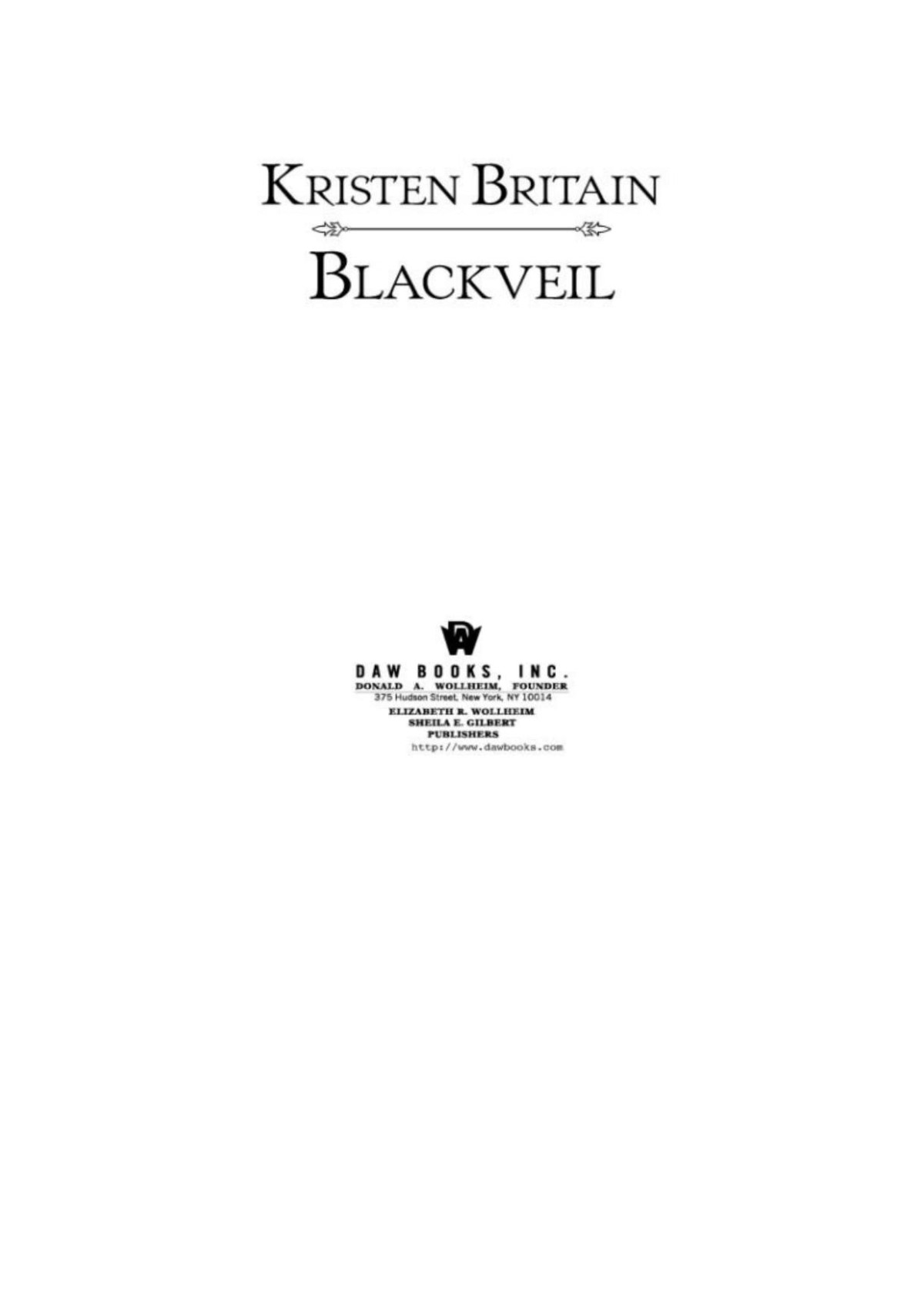 Blackveil Kristen Britain