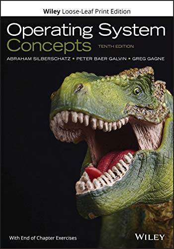 Operating System Concepts 10th Edition Silberschatz Abraham Gagne
