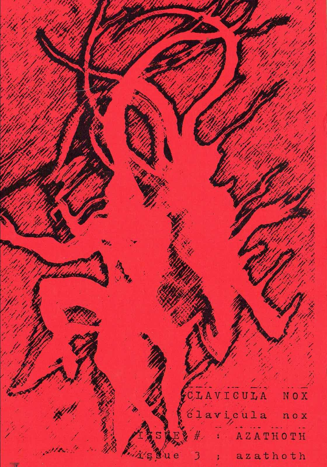 Clavicula Nox Issue Three Azathoth 1st Edition Ixaxaar Occult Literature