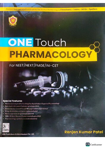 One Touch Pharmacology For Neetnextfmgeinicet 1st Edition Ranjan Kumar Patel