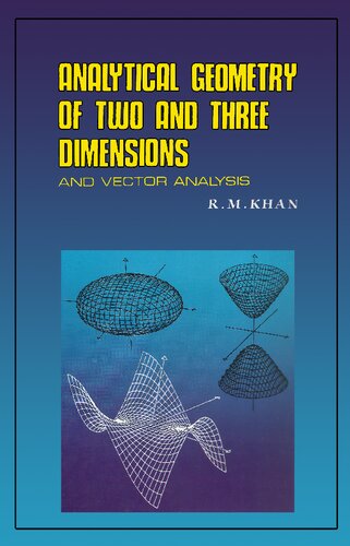 Analytical Geometry Of Two And Three Dimensions And Vector Analysis 5th Revised Khan