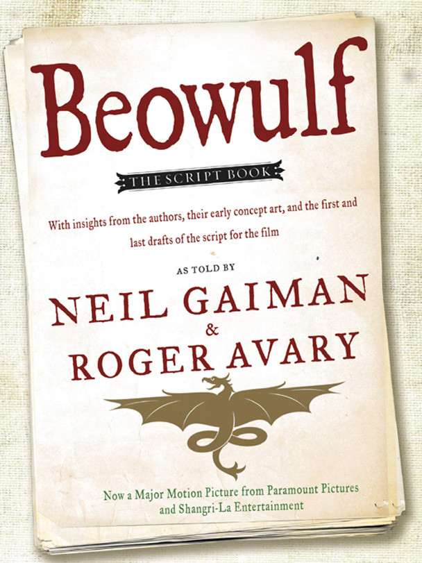 Beowulf The Script Book Neil Gaiman Roger Avary