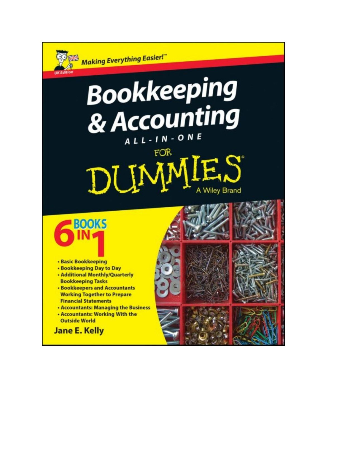Bookkeeping And Accounting Allinone For Dummies Uk Edition 1st Jane E Kelly Paul Barrow Lita Epstein Jane Kelly