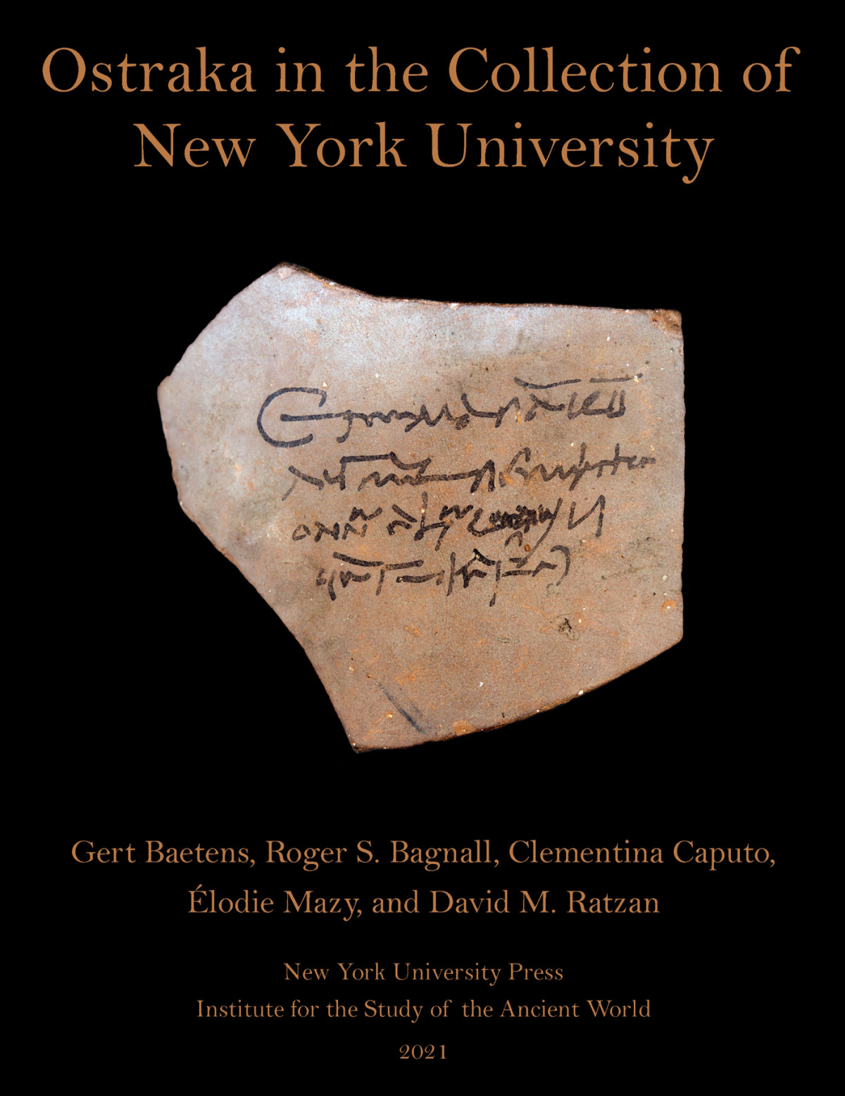 Ostraka In The Collection Of New York University Gert Baetens