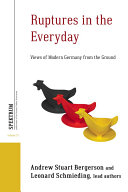 Ruptures In The Everyday Views Of Modern Germany From The Ground 1st Edition Andrew Stuart Bergerson