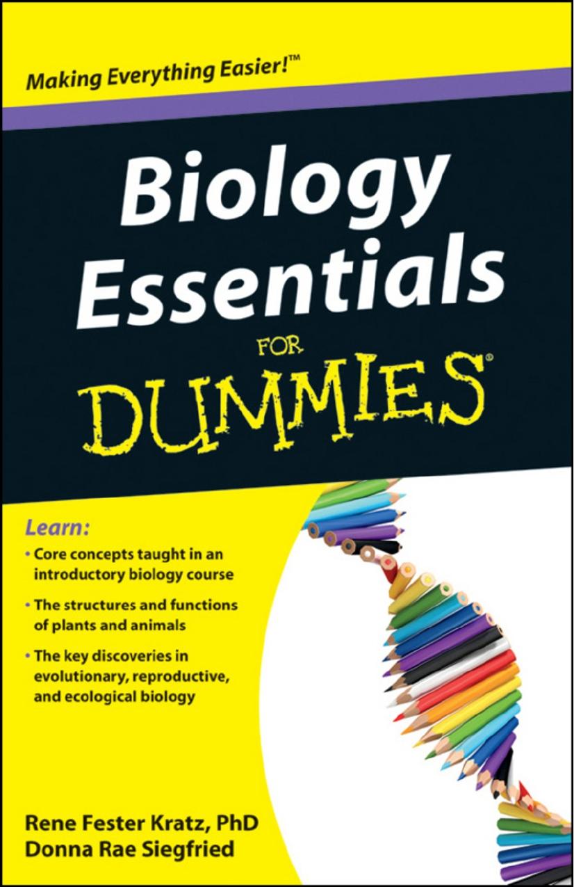 Biology Essentials For Dummies 1st Rene Fester Kratz Donna Rae Siegfried
