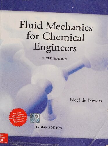 Fluid Mechanics For Chemical Engineers 3rd Edition De Nevers