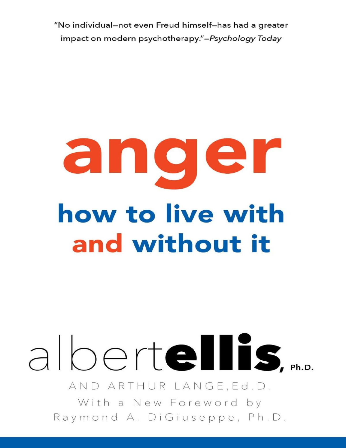Anger How To Live With And Without It Albert Ellis
