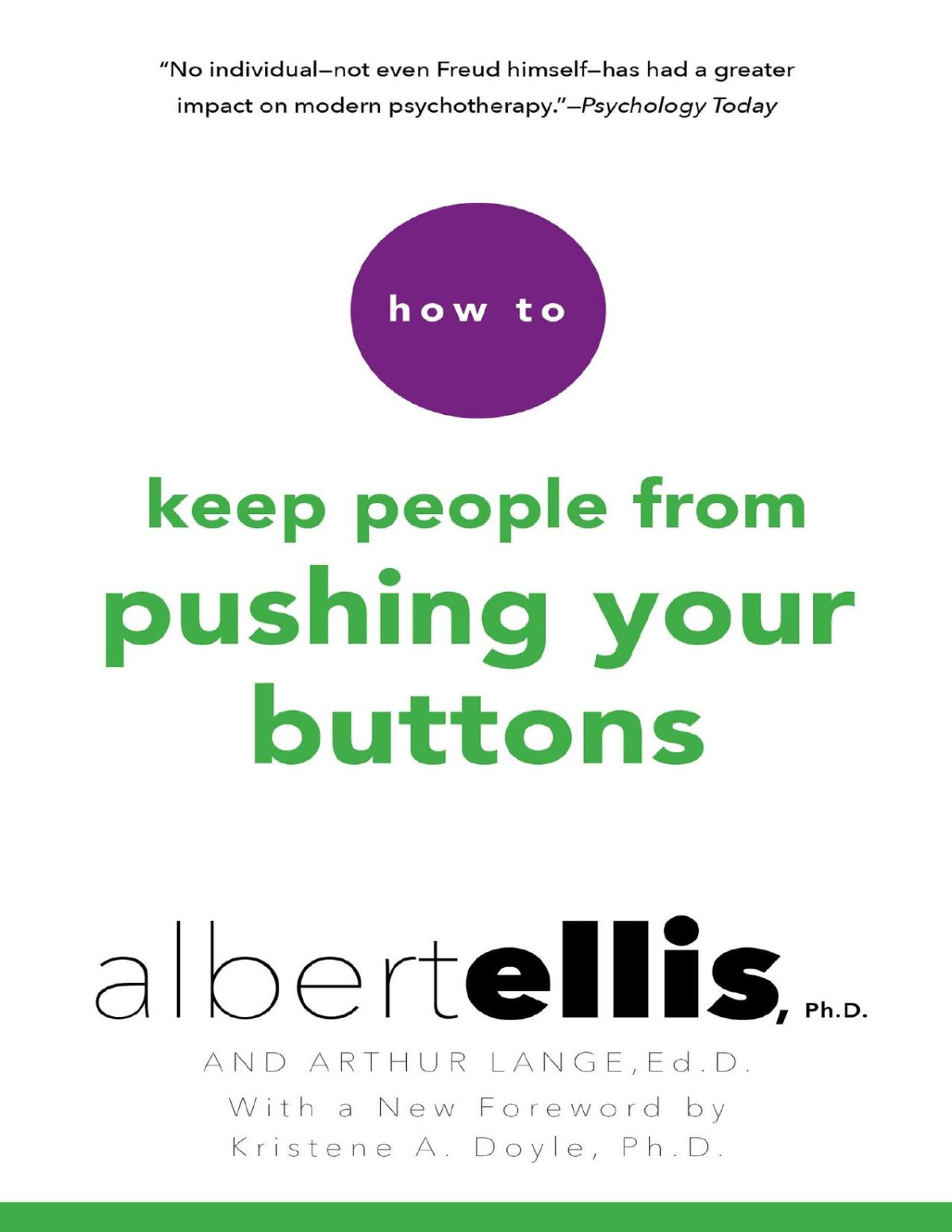 How To Keep People From Pushing Your Buttons Albert Ellis