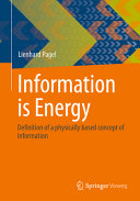 Information Is Energy Definition Of A Physically Based Concept Of Information 2nd Lienhard Pagel
