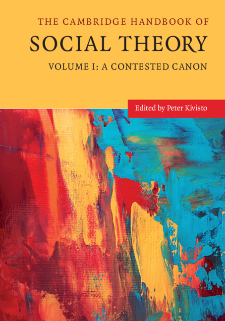 The Cambridge Handbook Of Social Theory 1st Edition Peter Kivisto