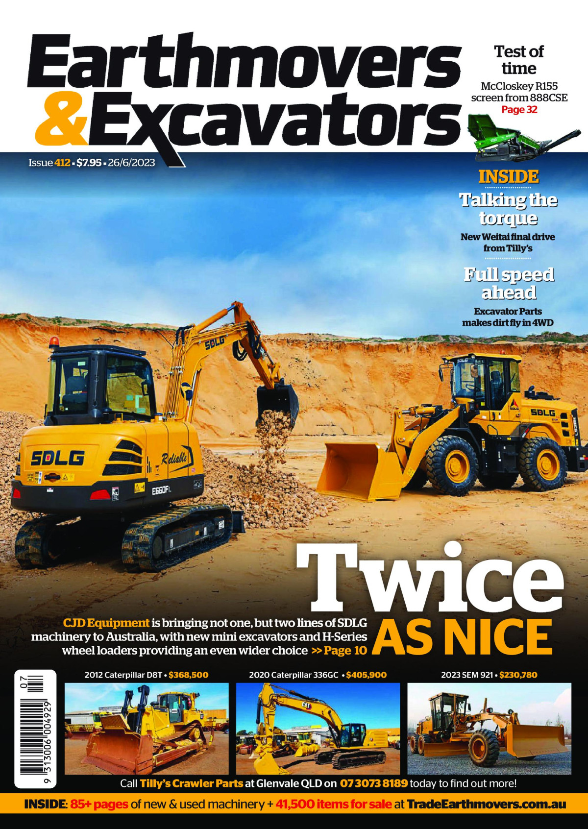 Earthmovers Excavators Issue 412 2023 Catherine Fitzpatrick Ed