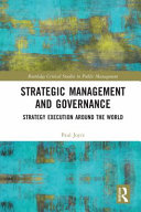 Strategic Management And Governance Strategy Execution Around The World 1st Edition Paul Joyce
