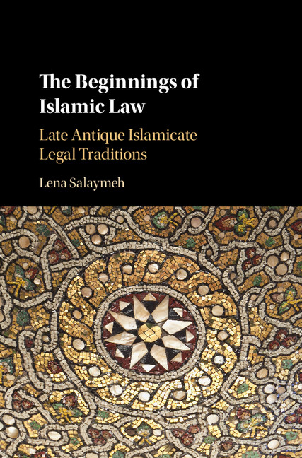 The Beginnings Of Islamic Law Late Antique Islamicate Legal Traditions 1st Edition Lena Salaymeh