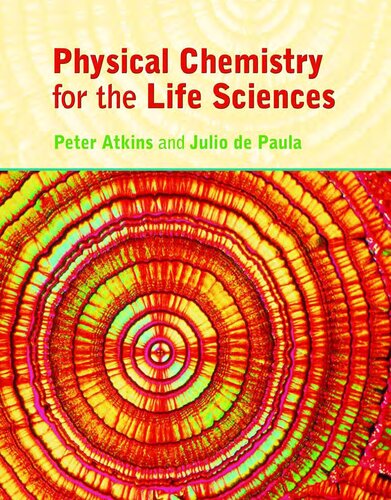 Physical Chemistry Principles And Applications In Biological Sciences Peter Atkins Julia De Paula
