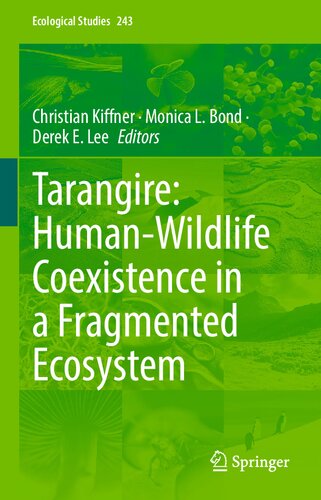 Tarangire Humanwildlife Coexistence In A Fragmented Ecosystem Christian Kiffner