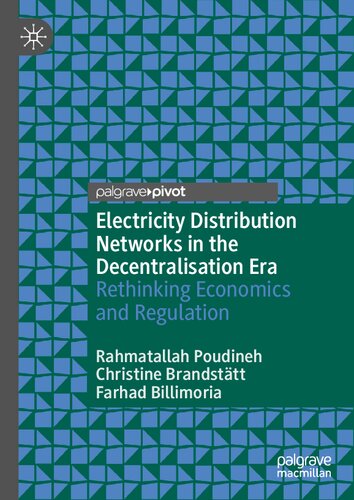 Electricity Distribution Networks In The Decentralisation Era Rethinking Economics And Regulation Rahmatallah Poudineh