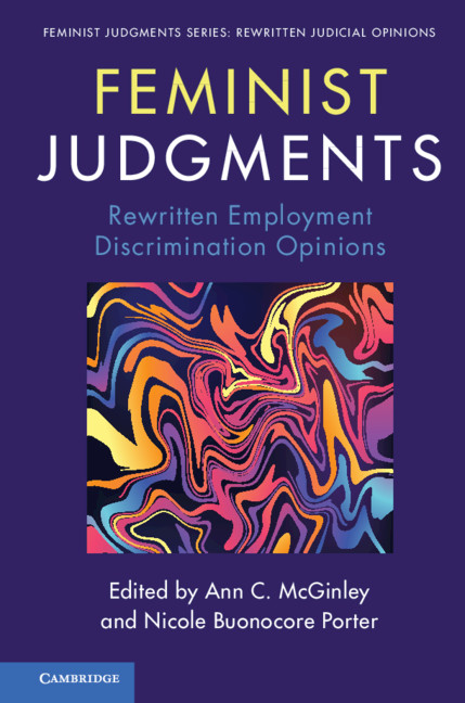 Feminist Judgments Rewritten Employment Discrimination Opinions 1st Edition Ann C Mcginley