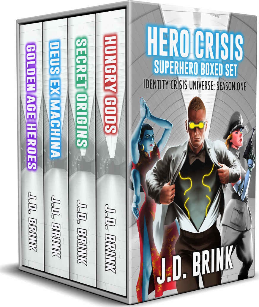 Hero Crisis Superhero Boxed Set Identity Crisis Universe Complete Season One J D Brink