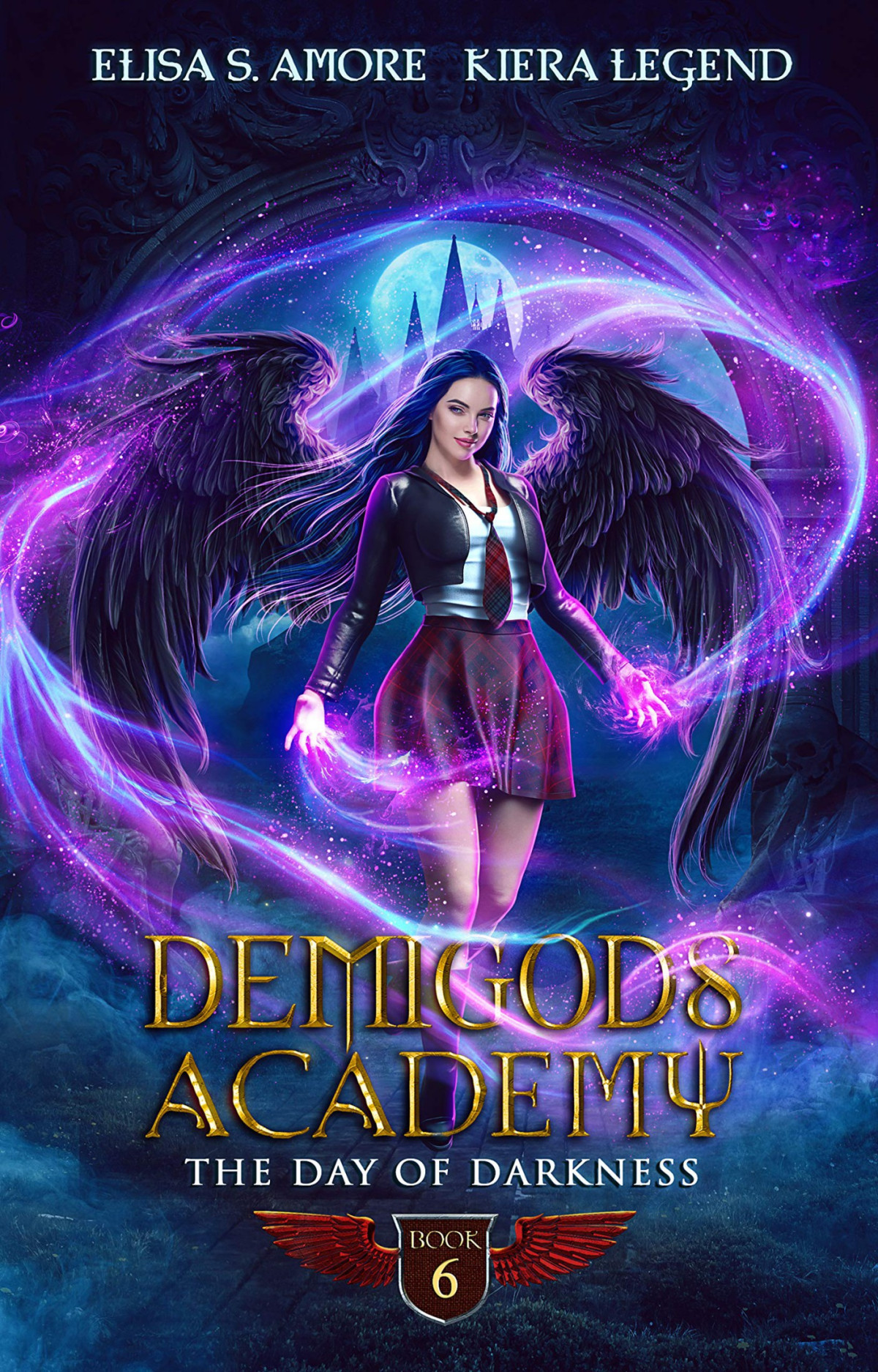 Demigods Academy Book 6 The Day Of Darkness Demigods Academy Series Elisa S Amore Kiera Legend