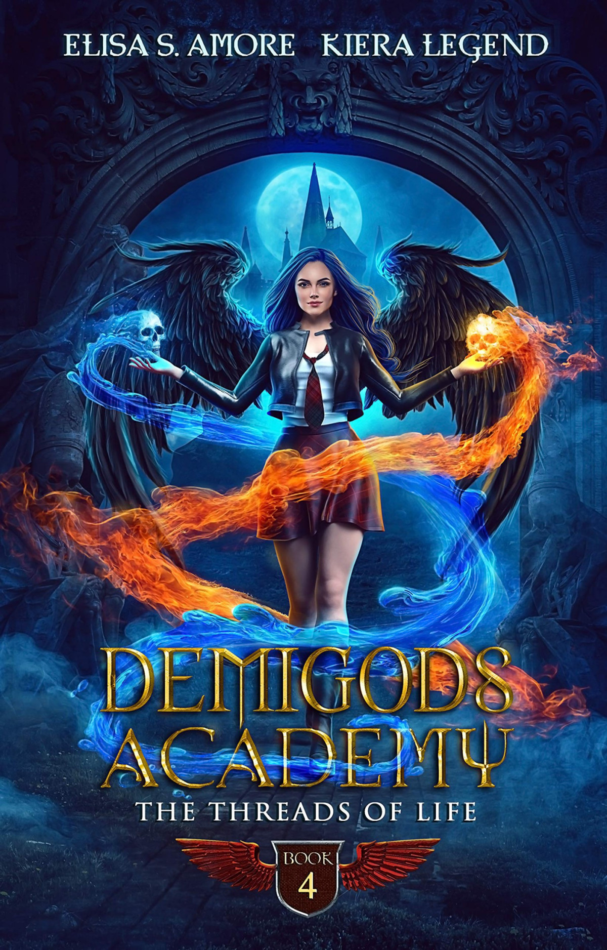 Demigods Academy Book 4 The Threads Of Life Season Two Demigods Academy Series Elisa S Amore Kiera Legend