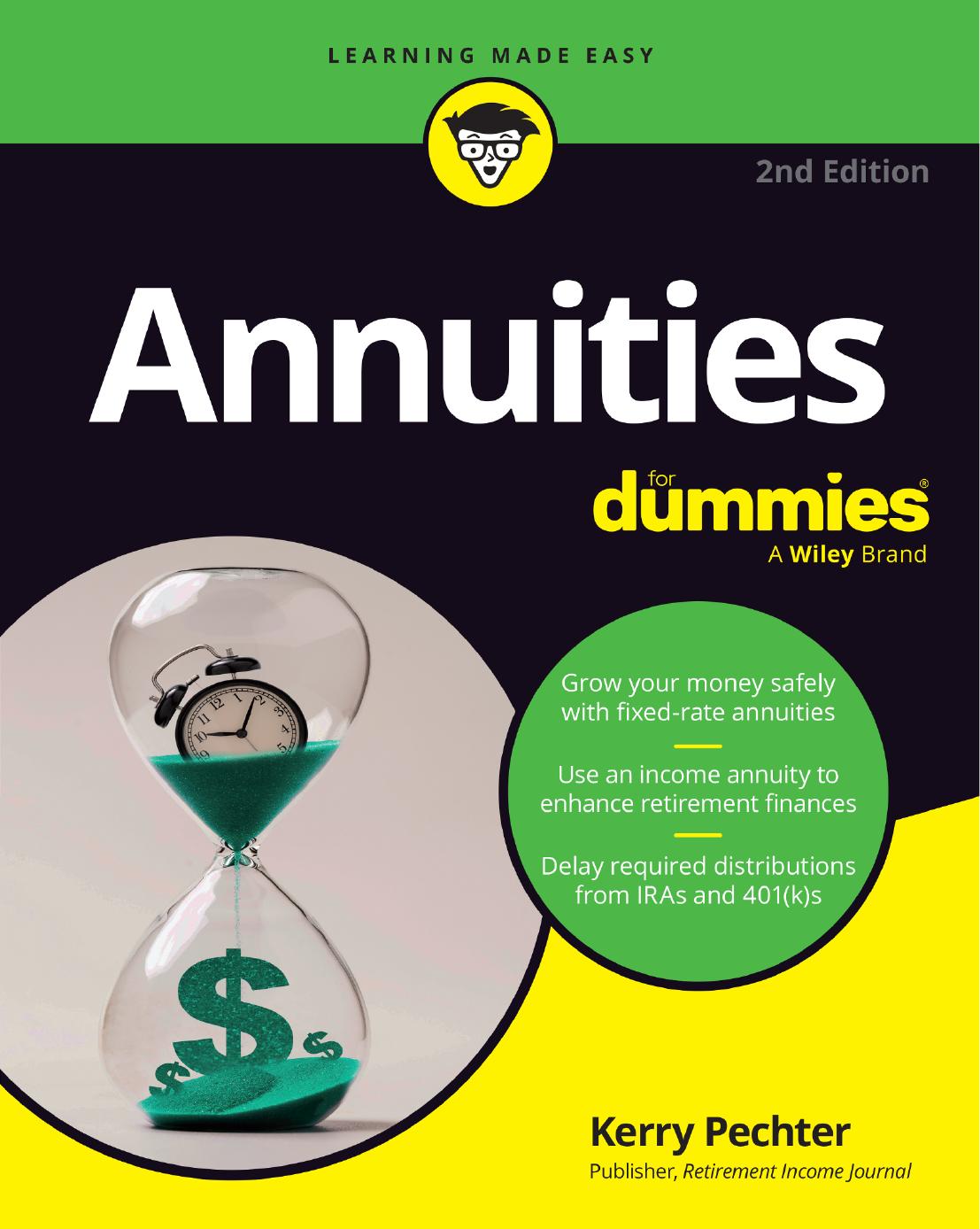 Annuities For Dummies 2nd Edition 2nd Kerry Pechter