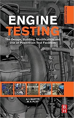 Engine Testing The Design Building Modification And Use Of Powertrain Test Facilities 4th Edition A J Martyr