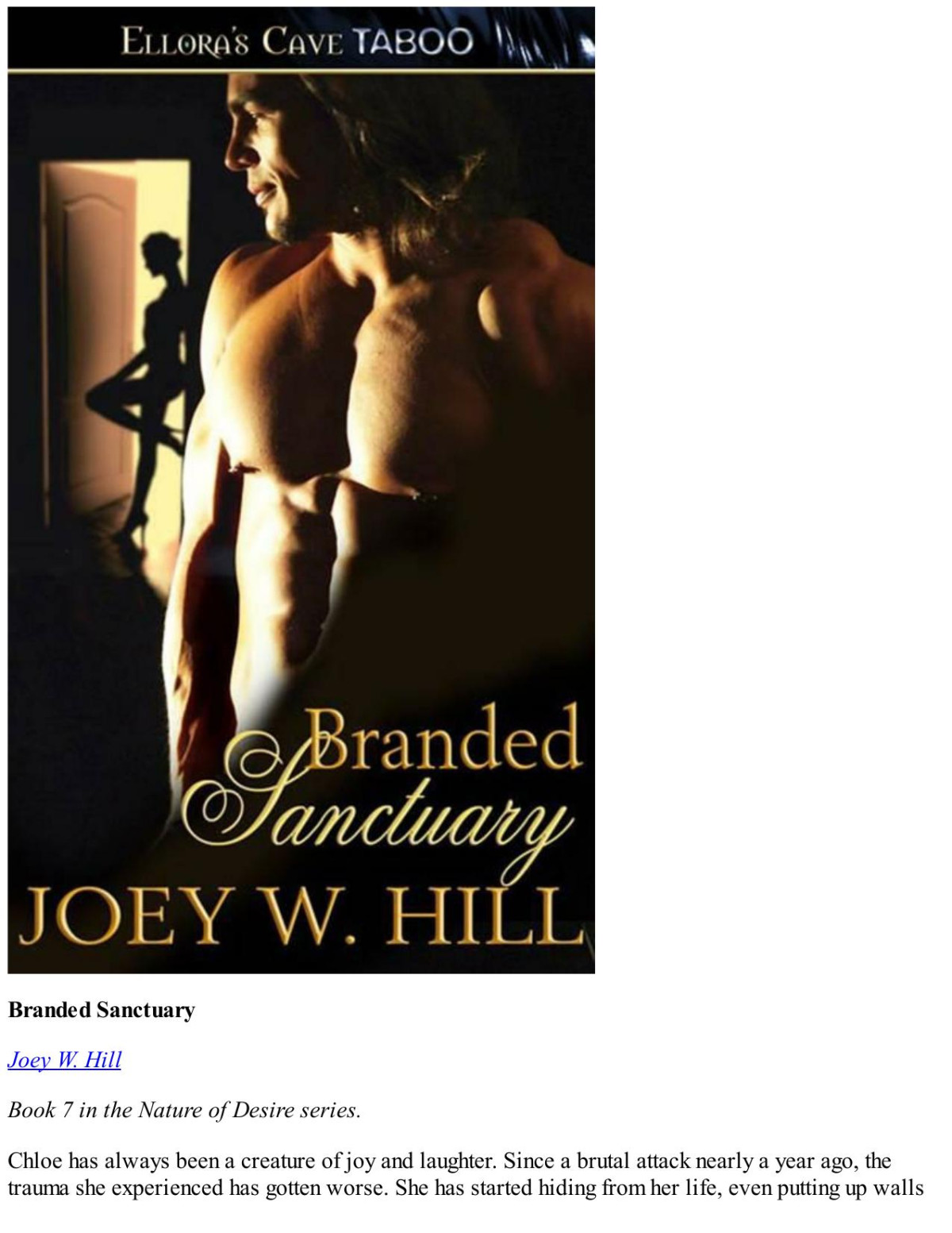 Branded Sanctuary Joey W Hill