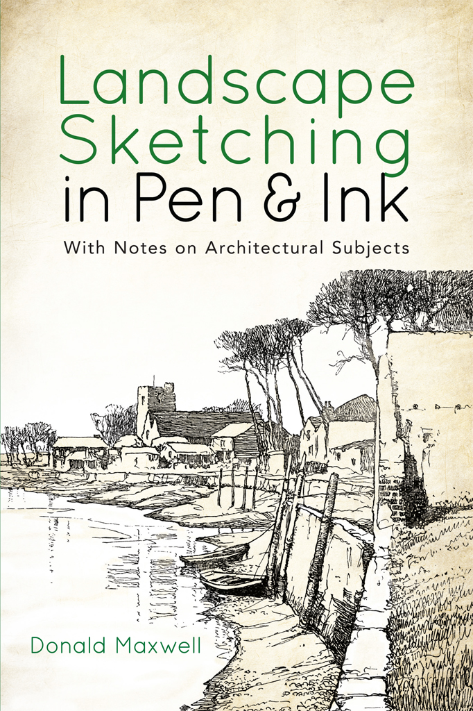 Landscape Sketching In Pen And Ink Donald Maxwell