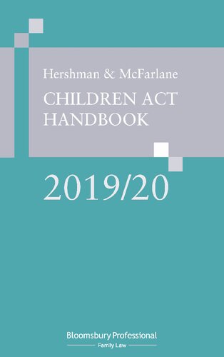 Hershman Mcfarlane Children Act Handbook 201920 David Hershman Andrew Mcfarlane