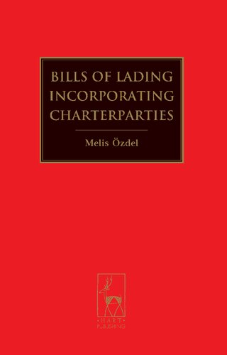 Bills Of Lading Incorporating Charterparties Melis Zdel