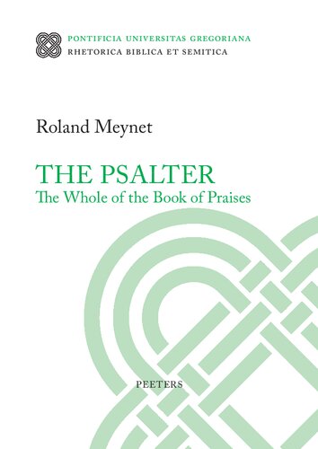 The Psalter The Whole Of The Book Of Praises Roland Meynet