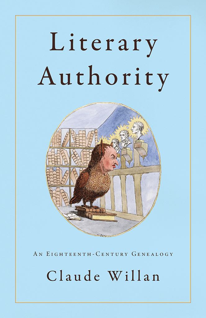 Literary Authority Claude Willan