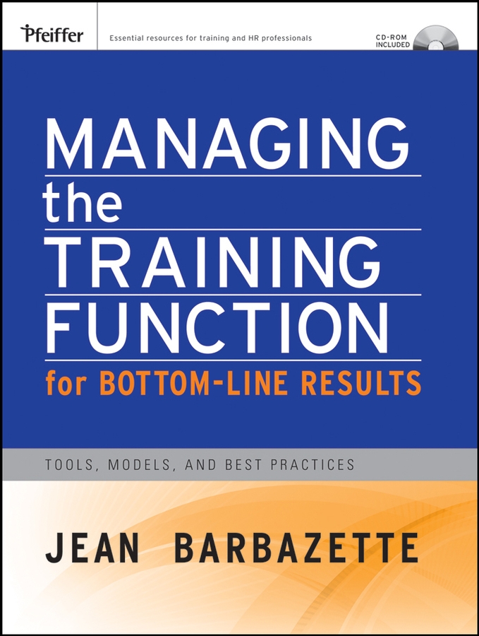 Managing The Training Function For Bottom Line Results Darwin Porter