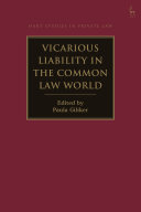 Vicarious Liability In The Common Law World 1st Edition Paula Giliker