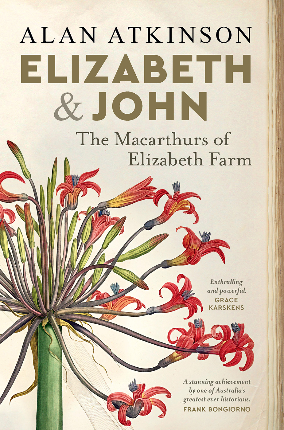 Elizabeth John The Macarthurs Of Elizabeth Farm Alan Atkinson